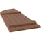 Ekena Millwork Americraft 5-Board (2 Batten) Wood Joined Board-n-Batten Shutters w/ Arch Top, ARW101BQ518X77BTH, PR ARW101BQ518X77BTH - alternate 9